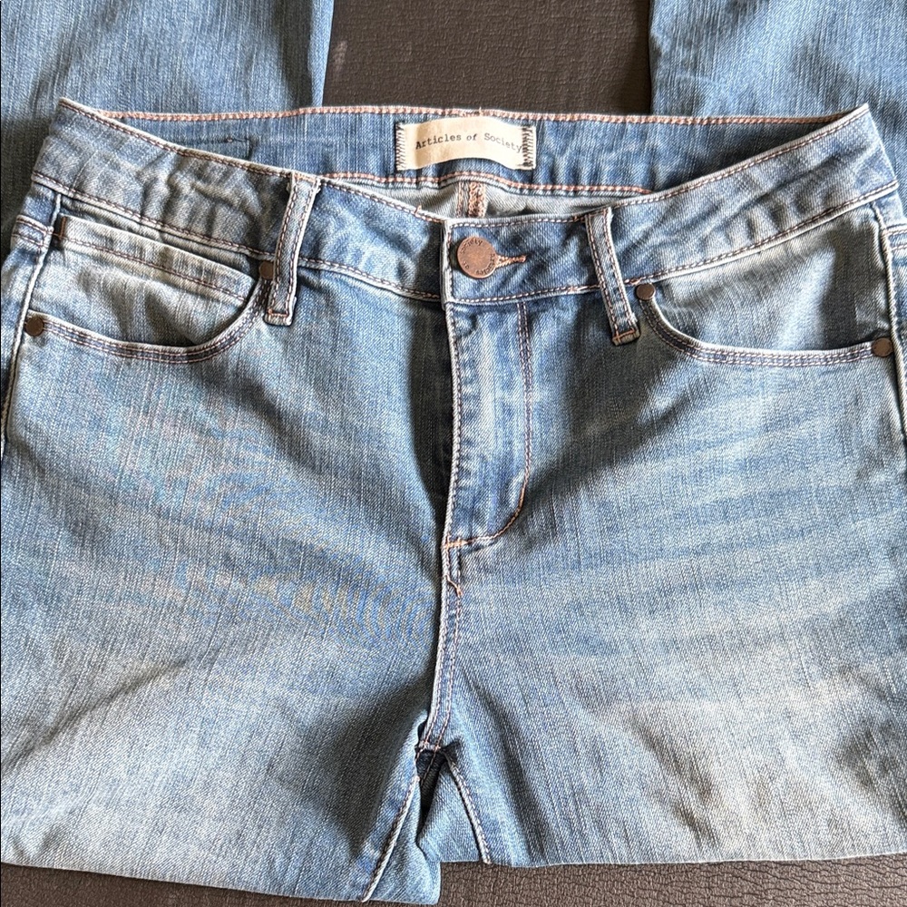 Articles Of Society Light Blue Denim Jeans - Picture 2 of 8